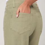 Anessa Wide Leg Jean in Vintage Oak Moss