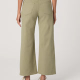 Anessa Wide Leg Jean in Vintage Oak Moss