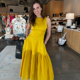 Nira Dress in Mustard