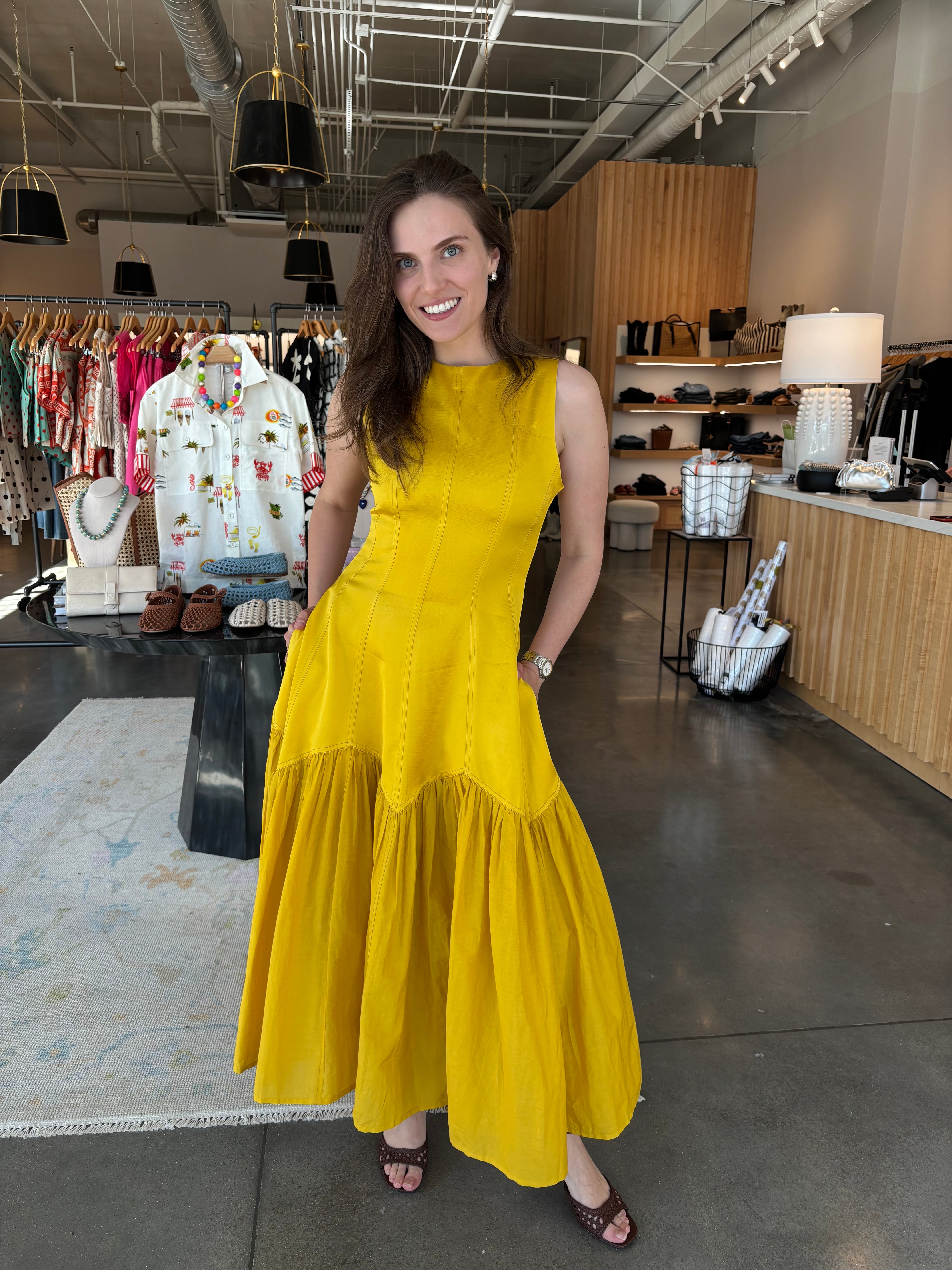 mustard cocktail dress In Love Forever Mustard Yellow Satin Lace-Up High-Low Maxi Dress