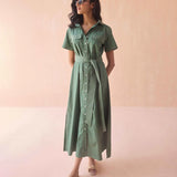 Amira Shirtdress in Palm