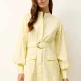 Hughes Dress in Butter Yellow