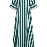 Gibbons Dress in Dunlin Stripe