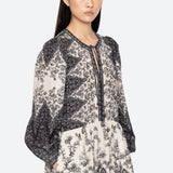 Hedra Print Long Sleeve Dress