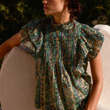 Pintuck Ruffle in Taj
