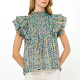 Pintuck Ruffle in Taj