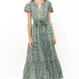 V-Neck Maxi in Taj