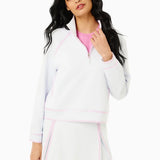 Bainbridge Quarter Zip in Orchid Stripe