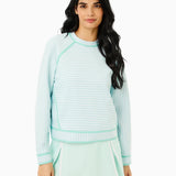 Bainbridge Crewneck in Mint Stripe
