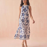 Maggie Midi Dress in Ceci