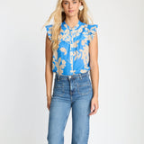Anthea Top in Sapphire Shadow