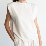 Structured Sleeveless Top