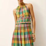 Odeliah Dress in Madras