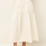 Sophie Skirt in Whitewash