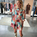 Dale Dress in Cottage Quilt