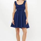 Harper Mini Dress in Navy
