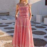 Olivia Skirt in Sconcet Red