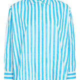 Boyfriend Shirt in Seaside Stripe