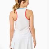 Everyday Tank in Red and Blue Trim