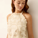 Bethany Top in Cream