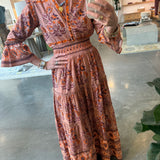 Mariella Dress in Soft Brown
