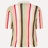 Short Sleeve Crochet Polo