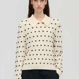 Bubble Polo Collar Sweater