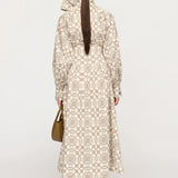 Kayla Shirt Dress in Loom Check