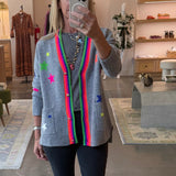 Neon Star Cardigan