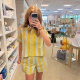 Club Shirt in Brimstone Stripe