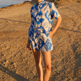 Parker Top in Asterias Blue