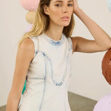 Sedona Dress in Washed Blue Denim