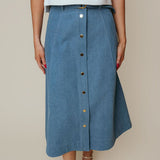 Haven Skirt in Denim