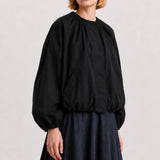 Gathered Neck Jacket