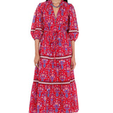 Liza Dress in Cinnabar