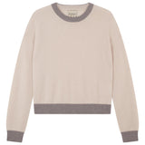 Cashmere Lurex Trim Sweater