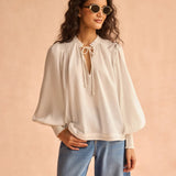 Anouk Blouse in Ivory