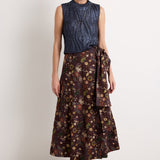 Estine Wrap Skirt in Rouge
