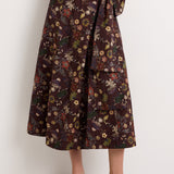 Estine Wrap Skirt in Rouge