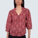 Vanessa Top in Needlepoint