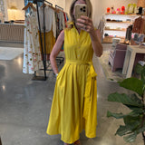 Button Down Flared Dress
