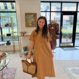 City Dress - Cashew