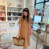 City Dress - Cashew