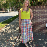 Maison Skirt in Club Madras