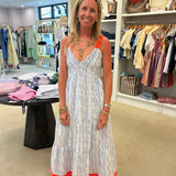 Thin Stripe Pattern Dress