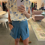 Cypress Shorts in Blue Denim