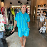 Pool Shorts in Surf Stripes