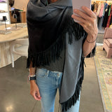 Bajra Pashmina in Grey Ombré