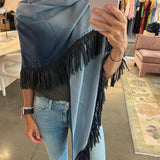 Bajra Pashmina in Blue Ombré