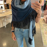Bajra Pashmina in Blue Ombré